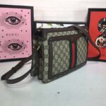 Gucci GG Unisex Ophidia GG Medium Shoulder Bag-Brown - immagine 3