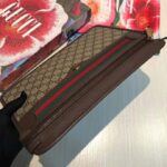 Gucci GG Unisex Ophidia GG Pouch Beige/Ebony GG Supreme Canvas - Image 7