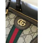 Gucci GG Unisex Ophidia GG Small Boston Bag Supreme Canvas - Image 9