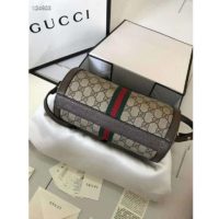 Gucci GG Unisex Ophidia GG Small Boston Bag Supreme Canvas