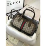 Gucci GG Unisex Ophidia GG Small Boston Bag Supreme Canvas - Image 3