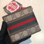 Gucci GG Unisex Ophidia GG Wallet Beige/Ebony GG Supreme Canvas - Image 4