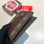 Gucci GG Unisex Ophidia GG Wallet Beige/Ebony GG Supreme Canvas - Image 5