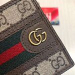 Gucci GG Unisex Ophidia GG Wallet Beige/Ebony GG Supreme Canvas - Image 9