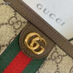 Gucci GG Unisex Ophidia Pouch Beige/Ebony GG Supreme Canvas – Bild 9