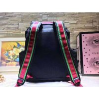 Gucci GG Unisex Techno Canvas Backpack Black Techno Canvas