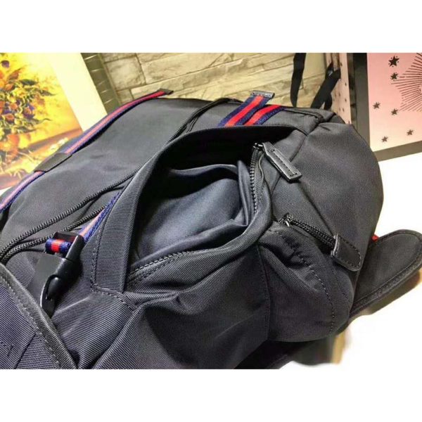 Gucci GG Unisex Techno Canvas Backpack Black Techno Canvas (2)