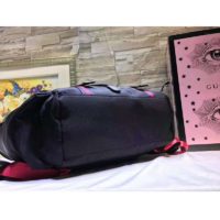 Gucci GG Unisex Techno Canvas Backpack Black Techno Canvas