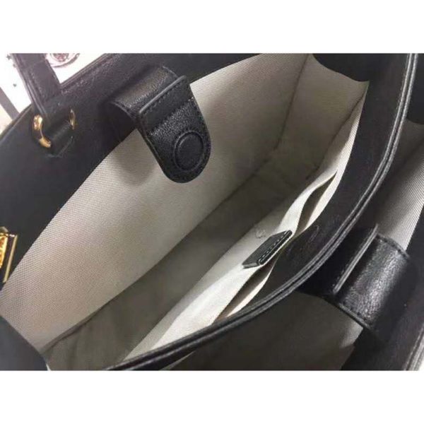 Gucci Unisex GG Gucci Horsebit 1955 Large Tote Bag-Black (12)