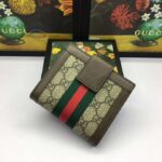 Gucci Unisex Ophidia GG Card Case Wallet GG Supreme Canvas - Image 4