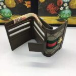 Gucci Unisex Ophidia GG Card Case Wallet GG Supreme Canvas - Image 6