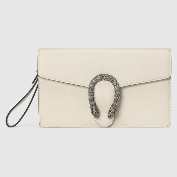 dionysus leather clutch