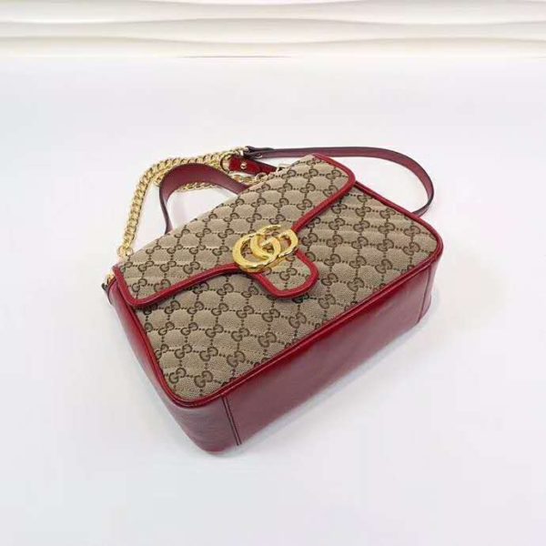 gucci marmont canvas bolsa