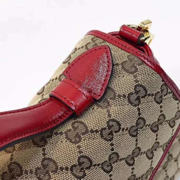 Gucci Women GG Marmont Mini Top Handle Bag Matelassé Original Canvas (8)