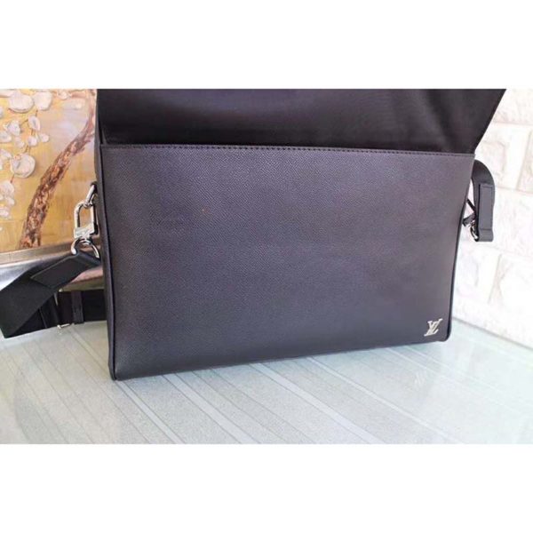 Louis Vuitton LV Men Alex Briefcase Embossed Taiga Cowhide Leather (10)