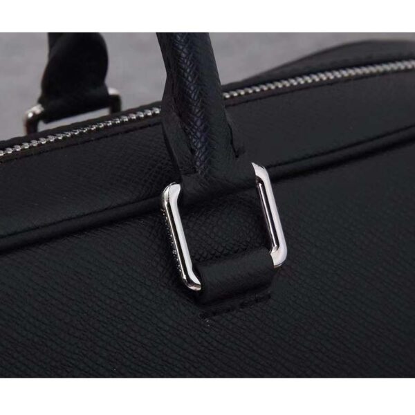Louis Vuitton LV Men Alex Briefcase Embossed Taiga Cowhide Leather (3)