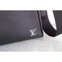 Louis Vuitton LV Men Alex Briefcase Embossed Taiga Cowhide Leather