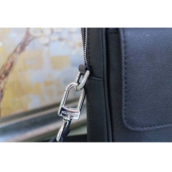 Louis Vuitton LV Men Alex Briefcase Embossed Taiga Cowhide Leather (7)