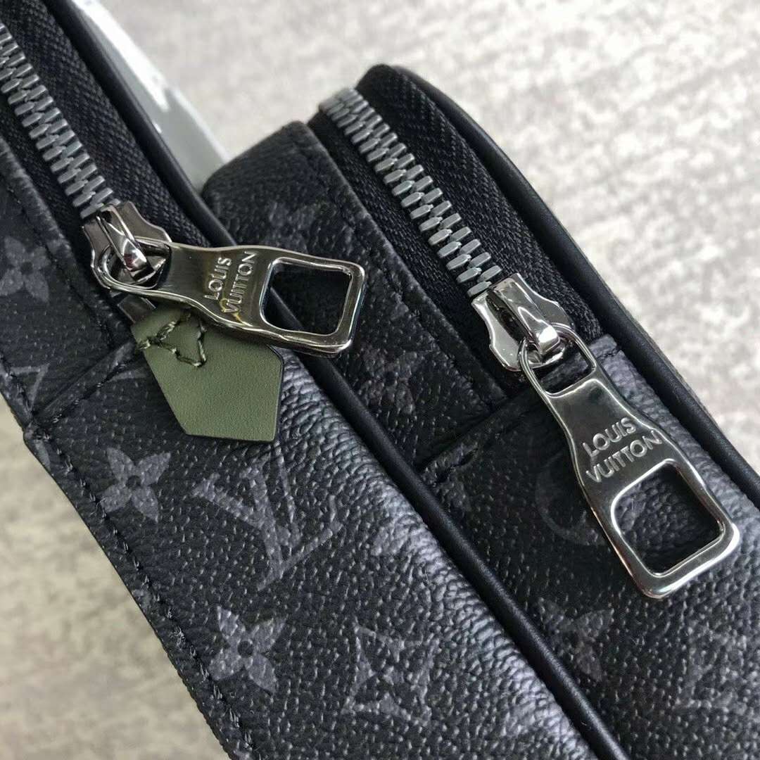 Louis Vuitton LV Men e Sling Bag Monogram Eclipse Canvas - LULUX