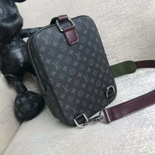 Louis Vuitton LV Men Amazone Sling Bag Monogram Eclipse Canvas (7)