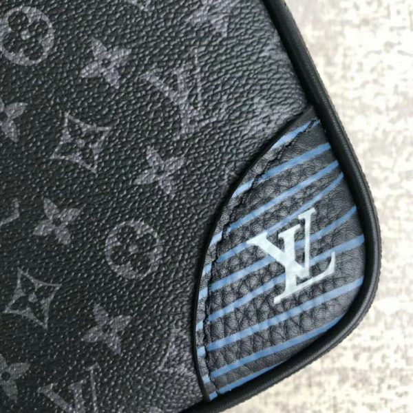 Louis Vuitton LV Men Amazone Sling Bag Monogram Eclipse Canvas (9)