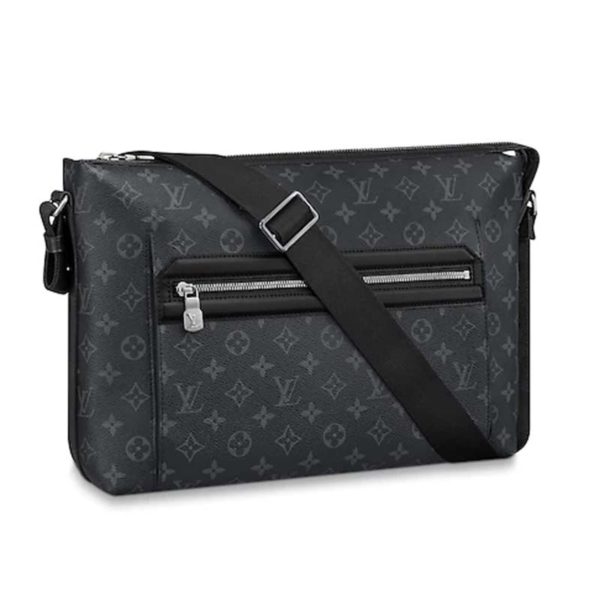 Louis Vuitton LV Men Odyssey Messenger PM Monogram Eclipse Coated ...