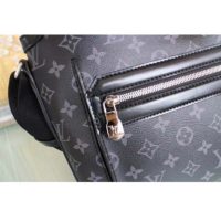 Louis Vuitton LV Men Odyssey Messenger MM Monogram Eclipse Coated Canvas