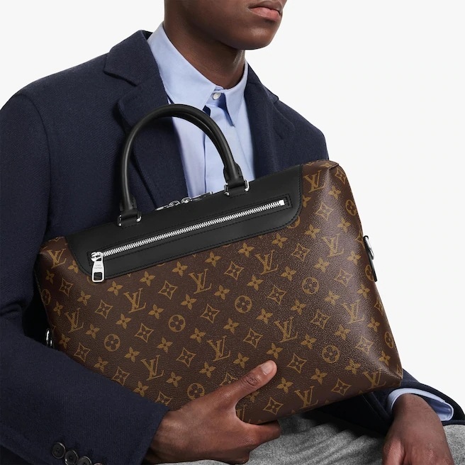 LOUIS VUITTON Monogram Macassar Porte-Documents Jour 313616