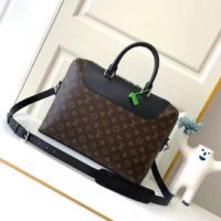 Louis Vuitton LV Men Porte-Documents Jour Monogram Macassar Canvas