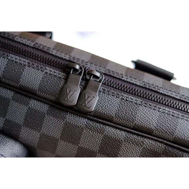 LOUIS VUITTON Damier Graphite Utility Business Bag 1222604