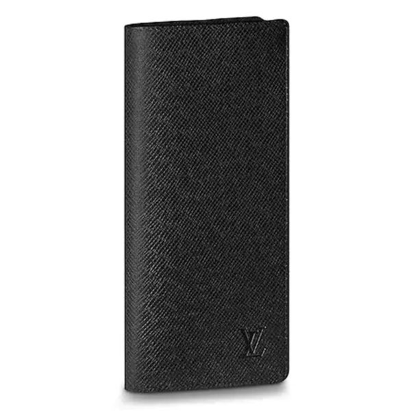 Louis Vuitton LV Unisex Alexandre Wallet in Taiga Leather-Black
