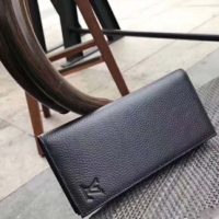 Louis Vuitton LV Unisex Alexandre Wallet in Taiga Leather-Black