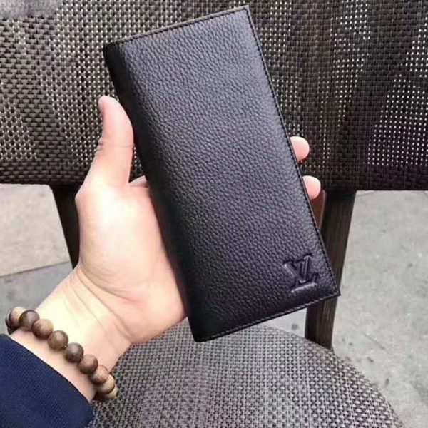 Louis Vuitton LV Unisex Alexandre Wallet in Taiga Leather-Black (6)