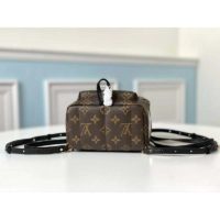 Louis Vuitton LV Unisex Backpack Bag in Monogram Canvas-Brown