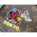 Louis Vuitton LV Unisex Backpack Bag in Monogram Canvas-Brown – Image 8