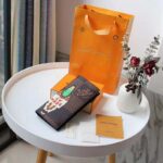 Louis Vuitton LV Unisex Brazza Wallet Giant Damier Ebene Canvas - Image 5