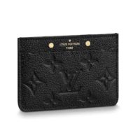 Louis Vuitton LV Unisex Card Holder Monogram Empreinte Leather-Pink