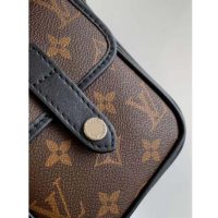 Louis Vuitton LV Unisex Christopher Wearable Wallet Monogram Macassar Coated Canvas