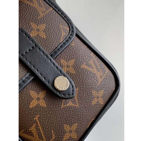 Louis Vuitton LV Unisex Christopher Wearable Wallet Monogram Macassar Coated Canvas (5)