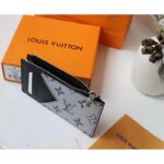 Louis Vuitton LV Unisex Coin Card Holder Monogram Eclipse Coated Canvas – Bild 5