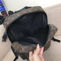 Louis Vuitton LV Unisex Dean Backpack Monogram Macassar Coated Canvas