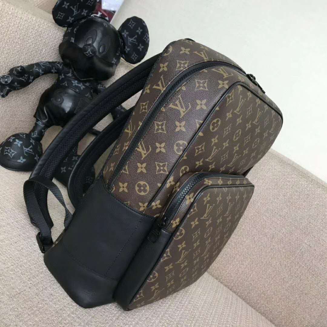 LOUIS VUITTON Monogram Macassar Dean Backpack 690286