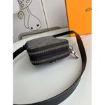 Louis Vuitton LV Unisex Double Phone Pouch Monogram Eclipse Canvas – Image 5