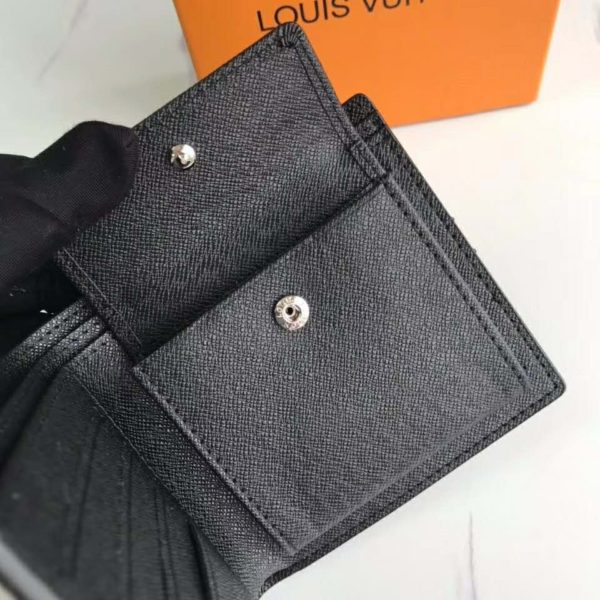 Louis Vuitton LV Unisex Marco Wallet Damier Graphite Coated Canvas (9)