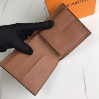 Louis Vuitton LV Unisex Marco Wallet Monogram Coated Canvas-Brown