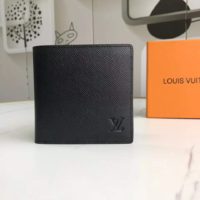 Louis Vuitton LV Unisex Marco Wallet Supple Damier Infini Leather