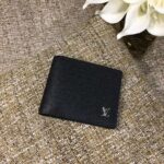 Louis Vuitton LV Unisex Multiple Wallet Taiga Cowhide Leather-Black – Bild 2