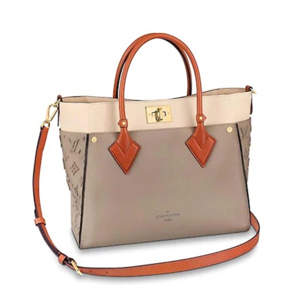 Louis Vuitton LV Unisex On My Side Tote Nappa Softy-Sandy