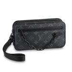 Louis Vuitton LV Pochette unisex Volga Borsa Monogram Eclipse Canvas