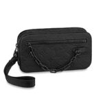Louis Vuitton LV Unisex Pochette Volga Tasche Taurillon Rindsleder